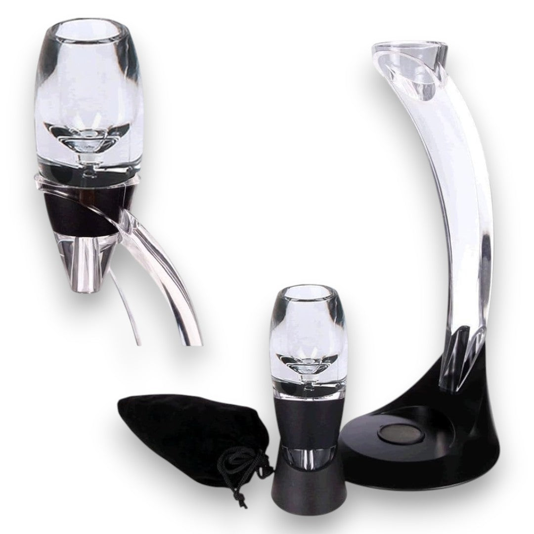 Decanter de Vinho aerador Magic Deluxe 5 peças - Commerce Brasil